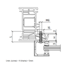 Mounting strips fixing screw - AISI 304