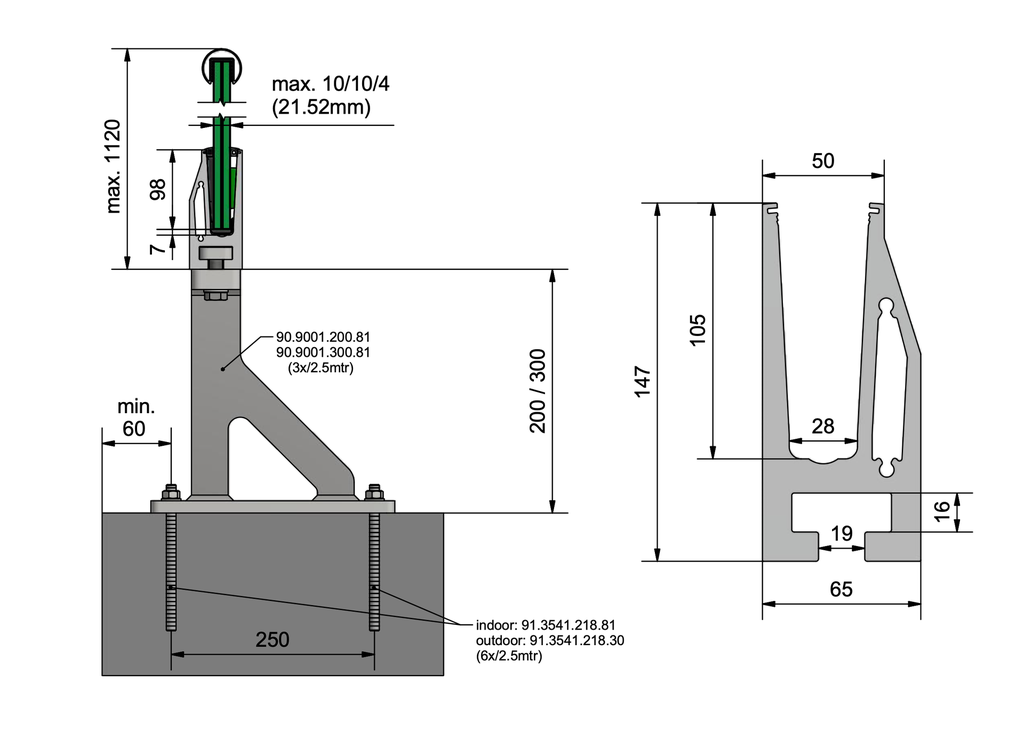 TL-5010 Glasprofil