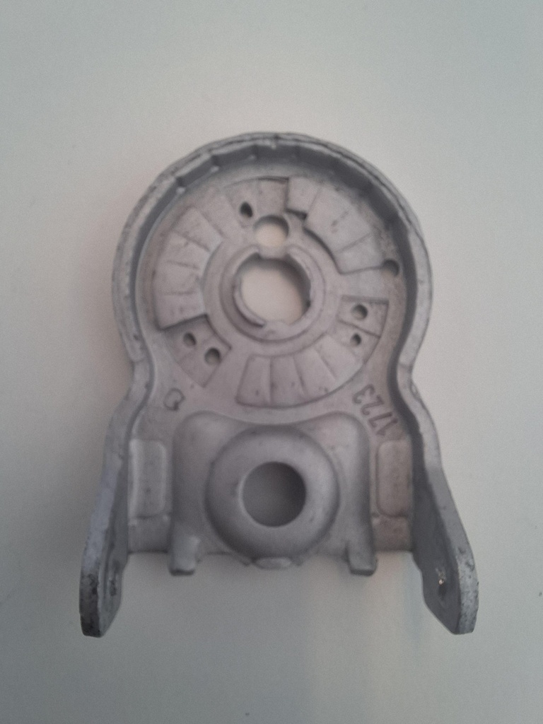 KRONOS, 2K instelring onderzijde plastic/rubber zwart