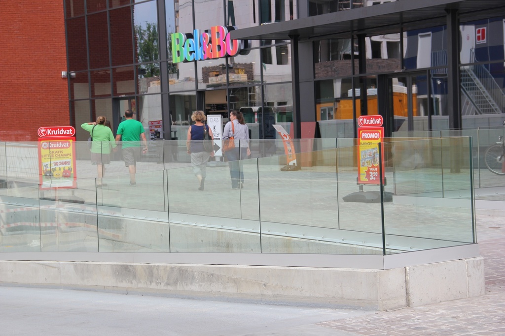 TL-3030 Glas profiel L=2500mm aluminium naturel geanodiseerd