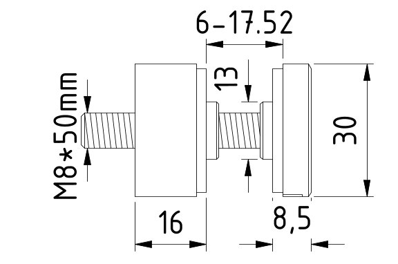 Glas adapter (punthouder)