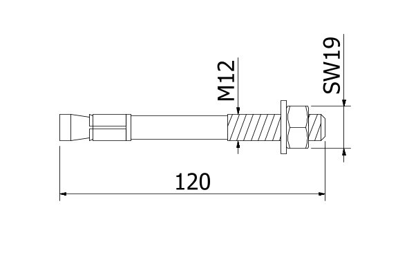 Bevestigingsanker Fischer FAZ II 12/20 rvs 316