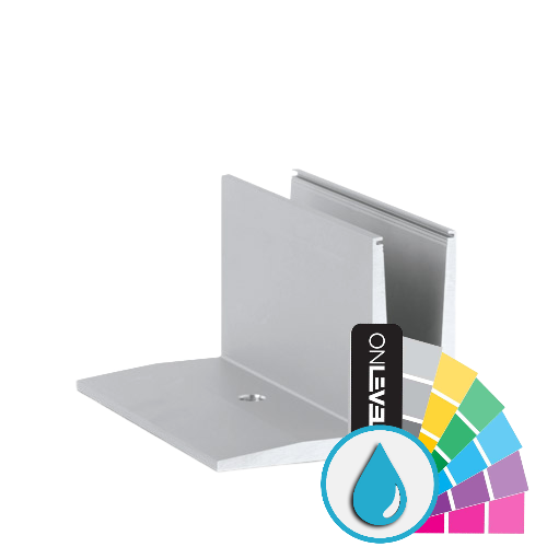 TL-3010 Glas profiel L=2500mm aluminium ARMOR RAL