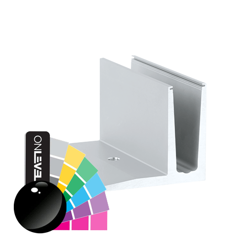 TL-3010 Glas profiel L=5000mm alum. RAL glanzend