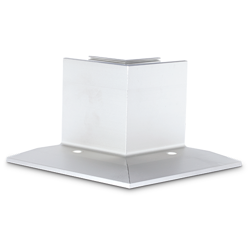 TL-3010 Inside corner 90° aluminum natural anodized