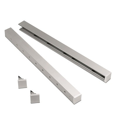 Skyforce-Side set incl. glass rubbers for glass 10.76/12.76mm height 500mm, alum. anthr. grey (RAL 7016)