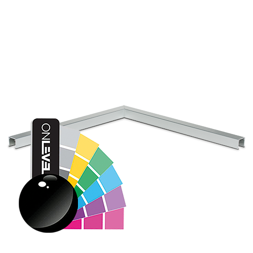 Corner 90° U-profile 42x34x3mm, aluminum RAL shiny