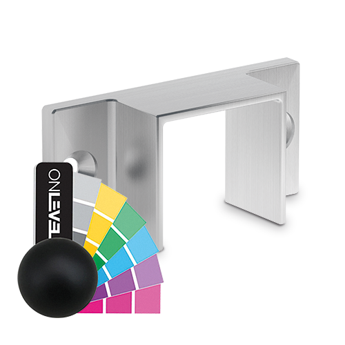 Wall support U-profile 30x28x2mm aluminum RAL mat