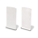 TL-6081 Eindkap rechts met afdekkap aluminium naturel geanodiseerd