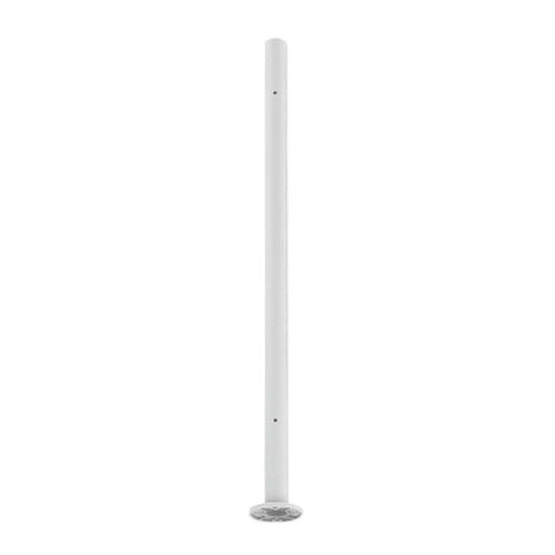 EMPIRE STATE POST Top, Ø42.4x2mm,  H=990mm, eindstaander, M8 rvs 316 geborsteld