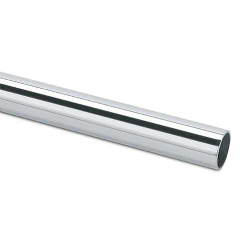 Reinforcement tube Ø19x1.2mm L=1000mm, brass chrome plated