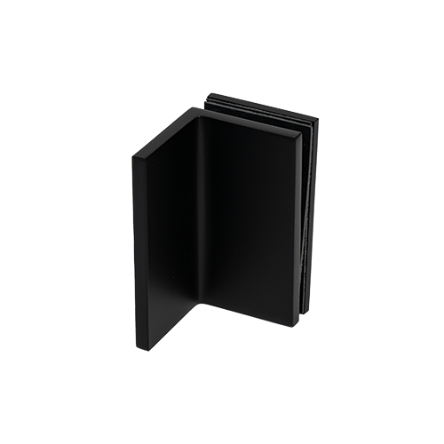 XTREME hoek verbinder glas-wand 90° voor glas 8/10mm, messing Stealth Black