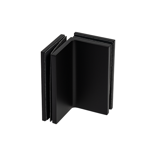 XTREME corner connector glass-glass 90° for glass 8/10mm, brass Stealth Black