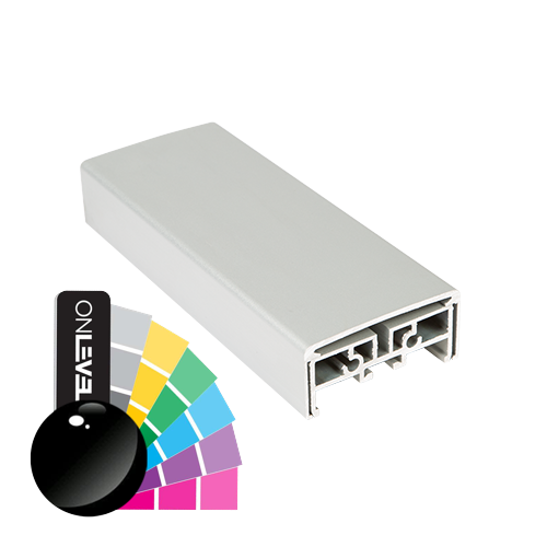 GUARDIAN OF THE UNIVERSE handrail 79x37mm L=5000mm, alum. RAL shiny