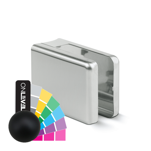 KRONOS square covercaps connection Ø42.4mm RAL matt