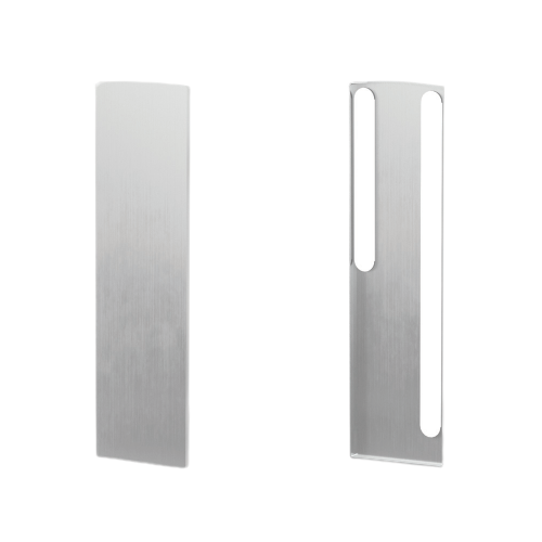 Ändlock vänster TL-3021 med klickprofil aluminium natur anodiserad