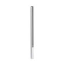 GUARDIAN OF THE UNIVERSE midpost side handrail 58x65mm H=1400mm glass 10.76mm, aluminum mill finish
