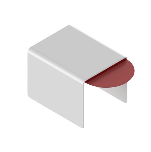 Verbinder für U-Profil 30x25x2mm, Aluminium unbehandelt