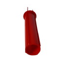 AIRFORCE Putz Signalstift Ø22mm, Kunststoff rot