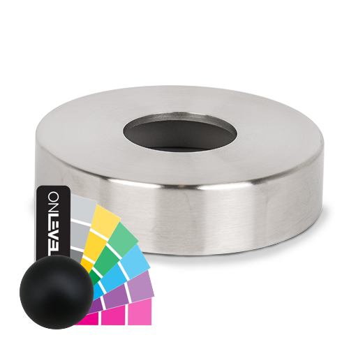 EMPIRE STATE POST covercap for tube Ø42.4mm Ø105mm, AISI 304 RAL matt