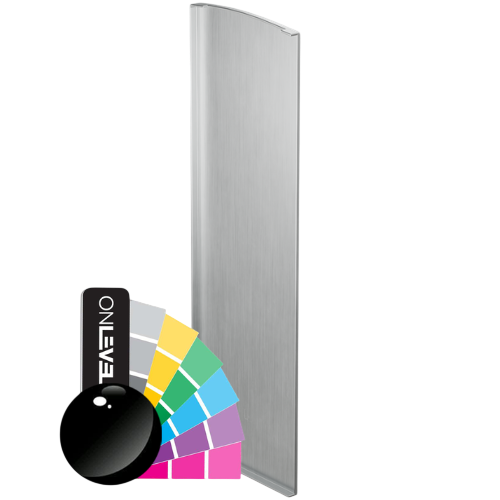 TF-3621 endcap left with covercap, aluminum RAL shiny