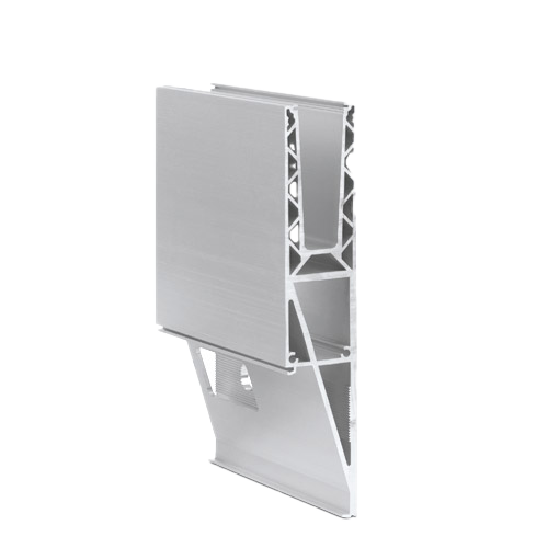 TL-3121 Glas profiel L=2500mm aluminium naturel geanodiseerd