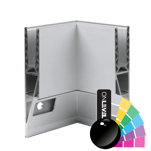 TL-3121 Angle intérieur 90° alum. RAL brillant