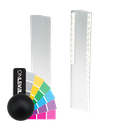 TL-3121 Bouchon gauche seulement pour bas habillage alum. RAL mat