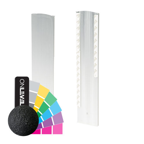 TL-3121 Endkappe rechts halbe Höhe Abdeckkappe Aluminium RAL struktur