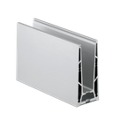 TL-6000 Glasprofil L=5000mm aluminium rå