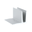 TL-3010 Glass profile L=2500mm aluminum mill finish