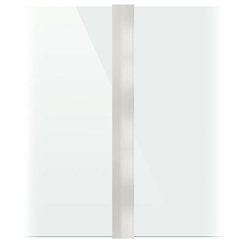 [16151101218-AG (Discontinued)] Skyforce-Top center post incl. rubberset for glass 12.76mm height 1100mm, alum. anthr. grey matt (RAL 7016)
