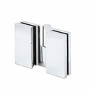 LIFT showerdoor hinge up/down glass-wall 180° right glass 8/10mm, brass chrome plated