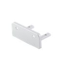 SMOOTH AR handrail wall connector 62x25mm, alum. natural anodized