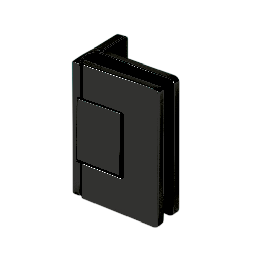 [23400001066-SB] XTREME charnière pivotante pour porte de douche paroi-verre 90° avec réglage de la position zéro pour verre 8/10mm, laiton Stealth Black