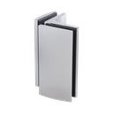ZUPPA connecteur verre-verre 90° verre 6/8/10mm, chromé laiton
