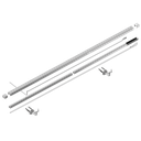 Lazortrack wall handrail set 40x30x1mm L=5mtr, AISI 304 satined
