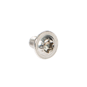 Low round head screw with torx M6x10mm, AISI 304