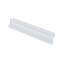 Joint de porte de douche avec lèvre d'étanchéité courte et déflecteur d'eau pour verre 8mm L=2200mm, plastique transparent
