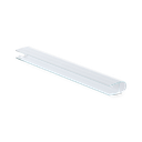 Duschtürdichtung mit Balg für Glas 8mm L=2200mm, Kunststoff transparent