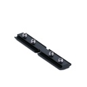 LAZORTRACK/GUARDIAN OF THE UNIVERSE handrail connector variable, aluminum black anodized