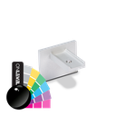 LAZORTRACK wall handrail 42x34mm endcap, alum. RAL shiny