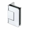 XTREME douchedeur zwenkscharnier, glas-wand 90° met nul positie instelling voor glas 8/10mm, messing verchroomd