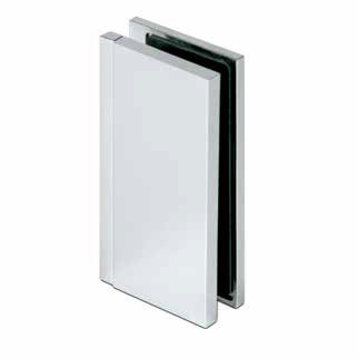 [23400002065] XTREME Eckverbinder, Glas-Wand 90° für Glas 8/10mm, Messing glanzverchromt
