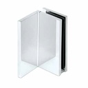 XTREME hjørneforbinder, glas-væg 90° til glas 8/10mm, messing forkromet