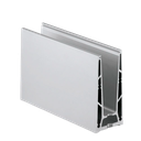 Glass profile TL-6000, L=200mm aluminum natural anodized