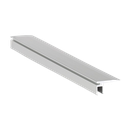 Floor-Connect, B=20mm, L=200mm naturanodiseret aluminium
