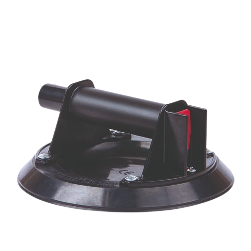 [90010018008] POWERSucker pump suction lifter 100kg load capacity, single pad Ø203mm plastic black