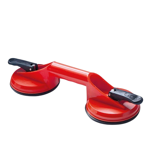 [90010018012] POWERSucker toggle suction lifter 50kg load capacity, double pad Ø118mm plastic