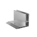 Glasprofil TL-3120, L=2500mm aluminium natur anodiseret